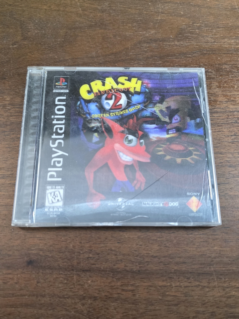 🔥 Sony PS1 Crash Bandicoot 2: Cortex Strikes [ Lenticular Cover ] Game CIB PSx